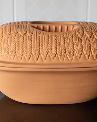 pirofila in terracotta tedesca ( Schlemmertopf)