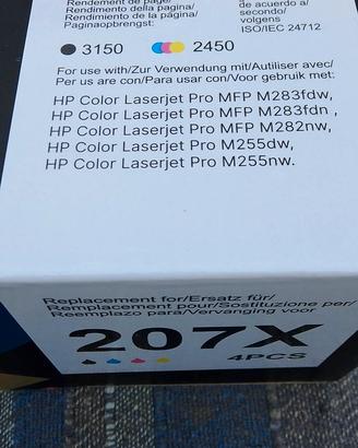 4 toner Chip 207X MyCartridge per Laserjet Pro HP