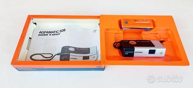 Fotocamera AGFA AGFAMATIC Pocket 508 con sensor e