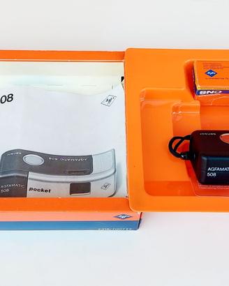 Fotocamera AGFA AGFAMATIC Pocket 508 con sensor e