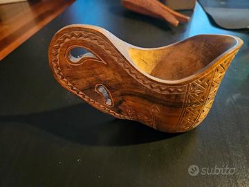 tazza del pastore in legno