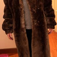 Pelliccia anni 80 castoro marrone