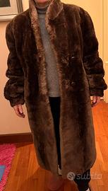 Pelliccia anni 80 castoro marrone