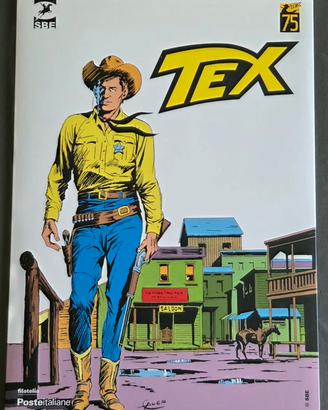 Tex 75 Anni Folder Filatelico Completo Poste Itali