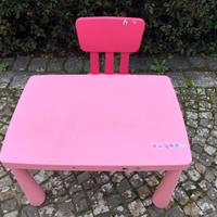 Tavolino con sedia Ikea