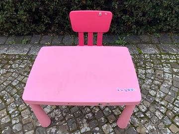 Tavolino con sedia Ikea