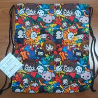 sacca con chiusura a coulisse Harry Potter