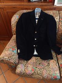 giacche uomo velluto blu e panno grigio