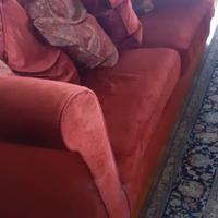  divani in velluto bordeaux, ottime condizi