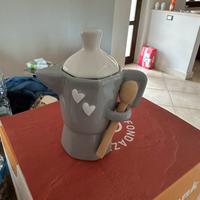 Zuccheriera Caffettiera ceramica carta da zucchero