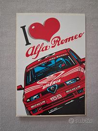 Adesivo Sticker Alfa Romeo 155 