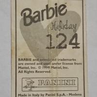 Barbie Holiday sticker card n°124 vintage anno ‘99