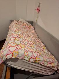 letto singolo con cassettone
