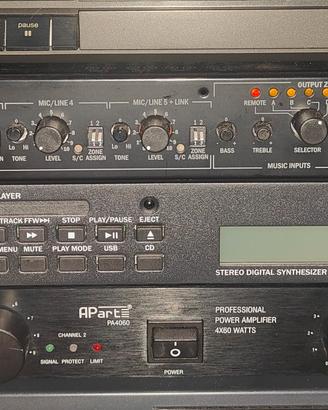 impianto audio diffusione per negozio