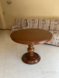 Tavolo tondo in legno estendibile diametro 120 cm
