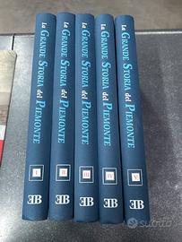 La grande storia del Piemonte 5 volumi Bonecho