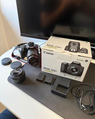Canon EOS 250D 24MP + 18-55mm + 50mm f/1.8 STM | K