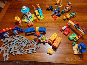 LEGO DUPLO LOTTO STAZIONE CARS GIOSTRA ALTRO