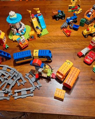 LEGO DUPLO LOTTO STAZIONE CARS GIOSTRA ALTRO