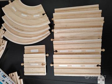 autostrada pista di legno 