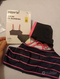 Costume due pezzi bambina 10/12 anni