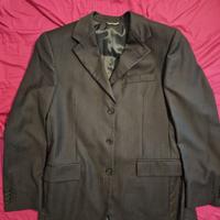 Completo uomo Loro Piana blu gessato