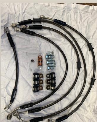 Tubi freno in treccia yamaha