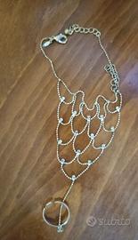 Collana e baciamano anello bracciale
