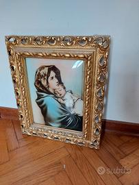 Quadro luminoso con Madonna