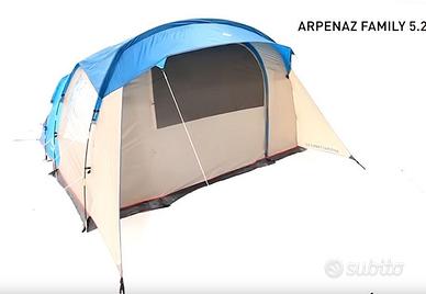 Tenda campeggio 5 posti Arpenaz 5.2
