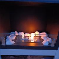 Pietre bianche per camini o giardini