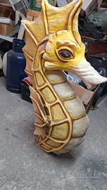 Cavalluccio Marino in cartapesta