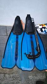 Pinne + boccaglio Cressi 