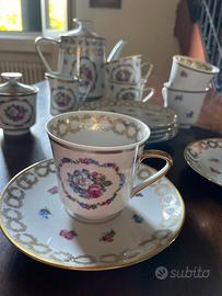 Servizio caffè tè vintage 15pz porcellana fine R&W