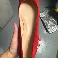 Ballerina camoscio rossa Fiorella Rubino