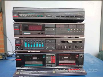 Stereo AIWA lx80 componibile e con istruzioni