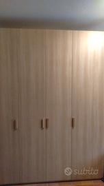 Armadio Guardaroba 4 ante finitura olmo frida