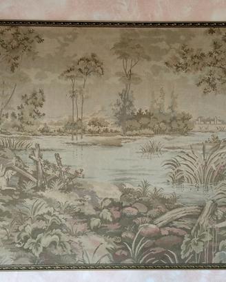 Pannello scena bucolica primi '900