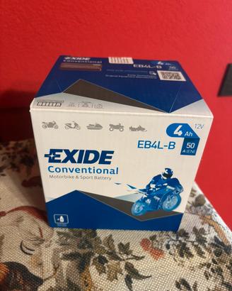 Batteria per moto e scooter exide conventional