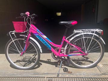 Bici da bambina TECNOBIKE - 6/12 anni, 6 velocità