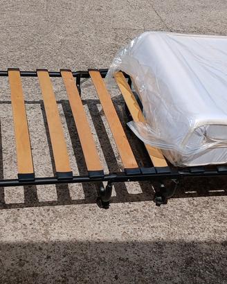 letto singolo richiudibile  doghe e materasso 