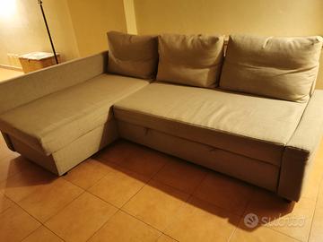 divano letto Ikea Friheten beige