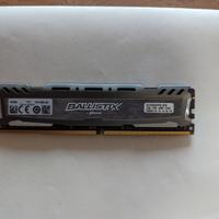 RAM 16GB DDR4 Crucial Ballistix Sport PC2400 BLS16