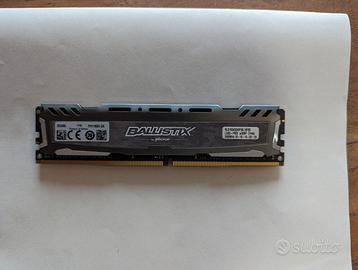 RAM 16GB DDR4 Crucial Ballistix Sport PC2400 BLS16