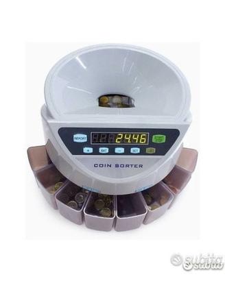 Contamonete conta monete professionale 8 cassetti