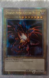 Drago nero Occhi rossi