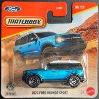 Matchbox 2022 Ford Bronco Sport Blu