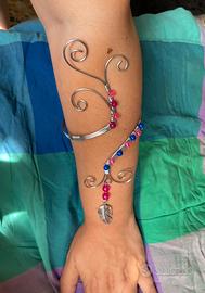 Bracciale cavigliera in acciaio