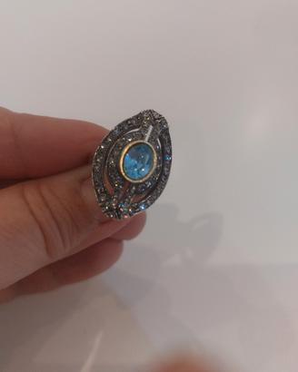 Antico Anello Argento 