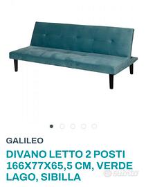 divano letto due posti